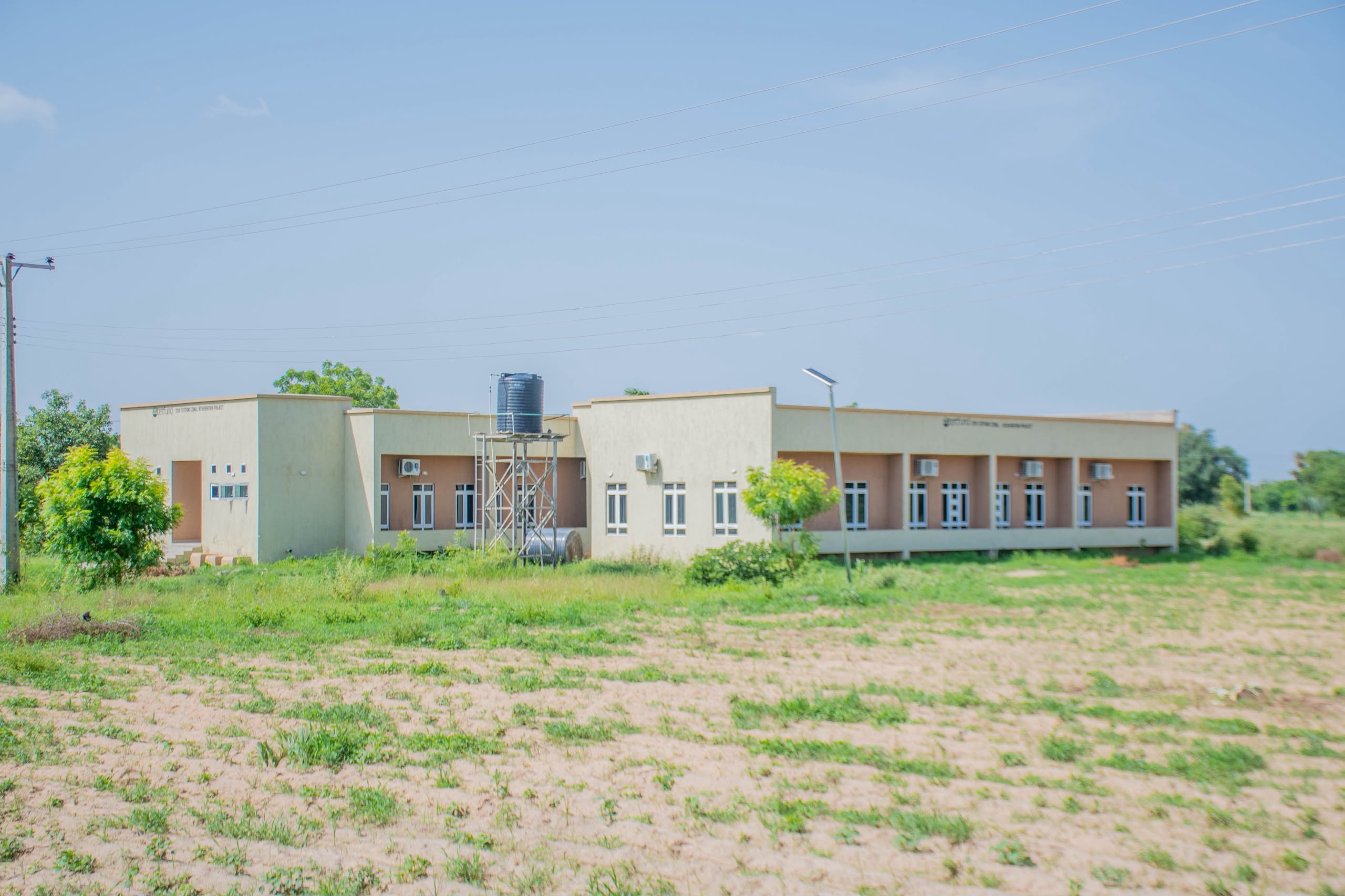 Rear view of SPGS building